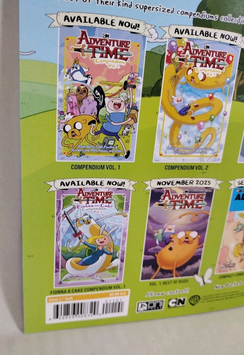 ADVENTURE TIME #1 (2025) Cartoon Network Oni Press Cover J 1:20 Caroline Cash