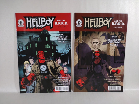 Hellboy And The BPRD Secret Of Chesbro House 1 (2021) Dark Horse Comic Cvr A & B
