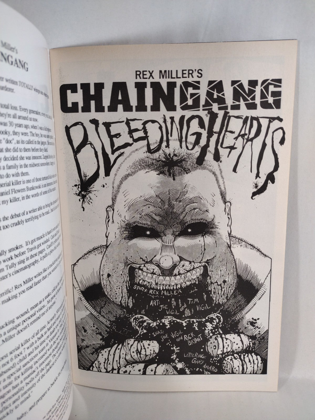 Rex Miller's Chain Gang (1992) Northstar Comic Complete Set #1 & 2 Horror 