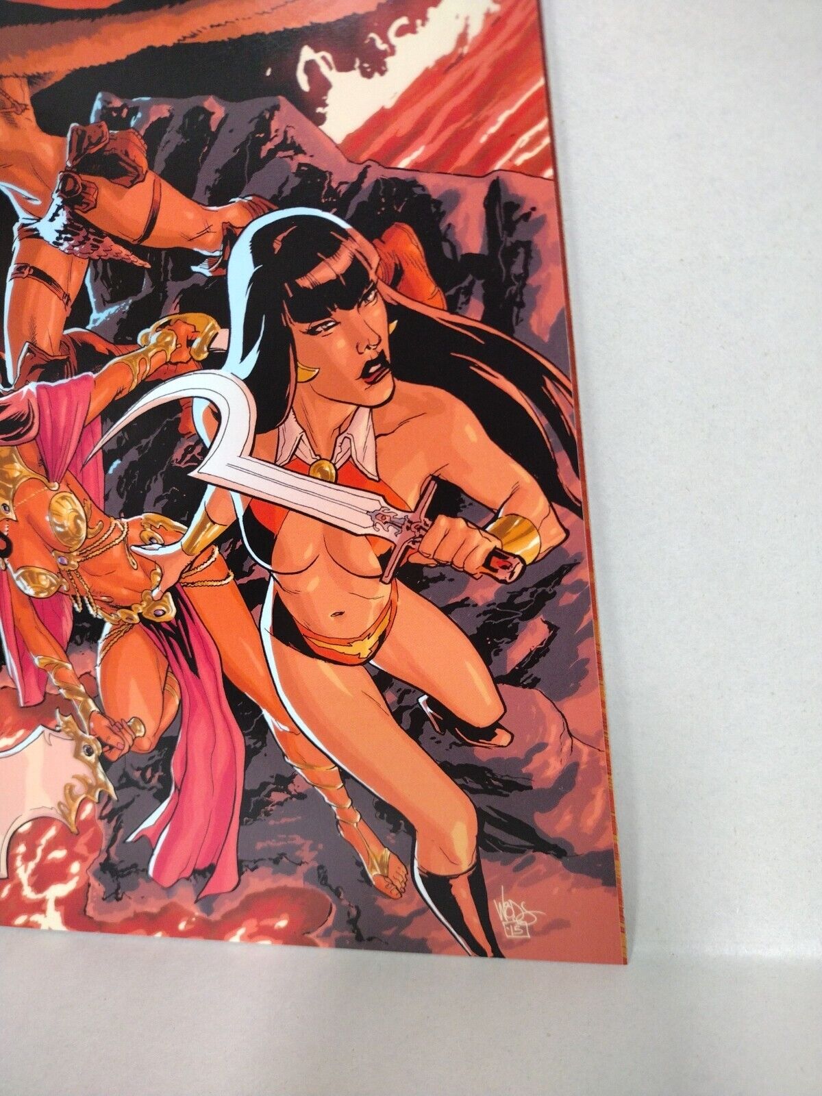 Swords Of Sorrow #1 (2015) Dynamite Comic Variant Cover U Signed Simone Woods
