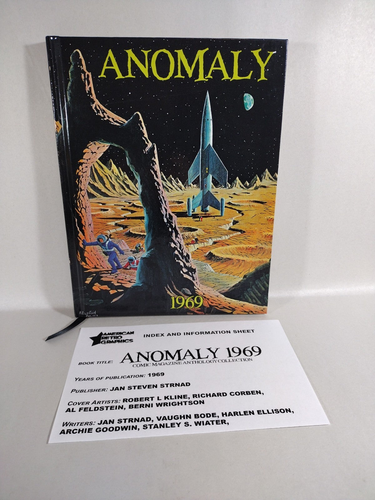 Anomaly 1969 Complete Comic Magazine Series #1-4 Custom Bound HC ARG Frazetta 