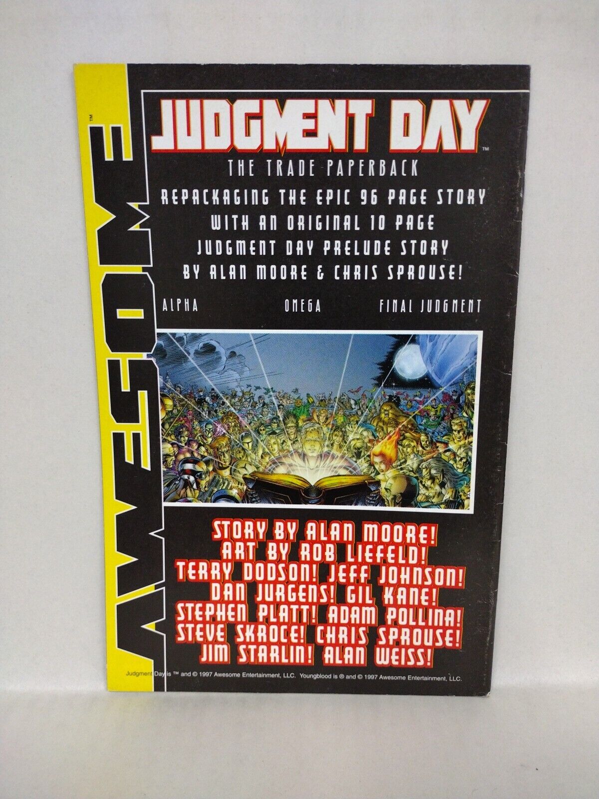 Judgement Day (1997) Complete Awesome Comic Lot Set 1 2 3 Aftermath 1 Alan Moore