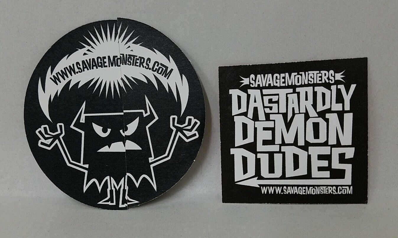 Dave Savage Monsters Fun Pack Stickers Trading Cards