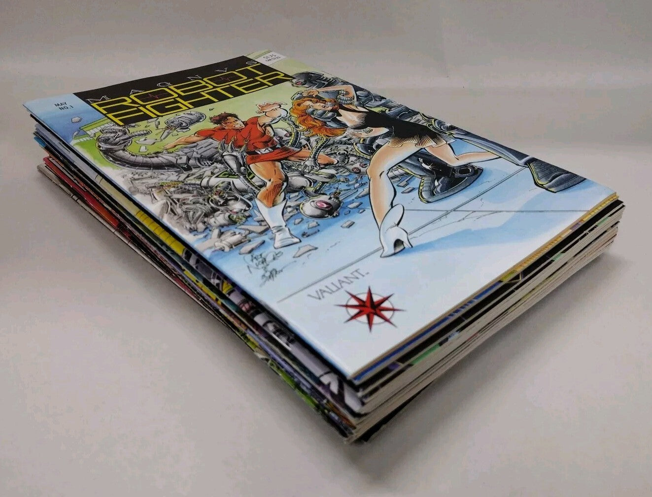 Magnus Robot Fighter (1991) Valiant Comic Lot Set #1-4 W Cards 9-11 14-25 FN-NM