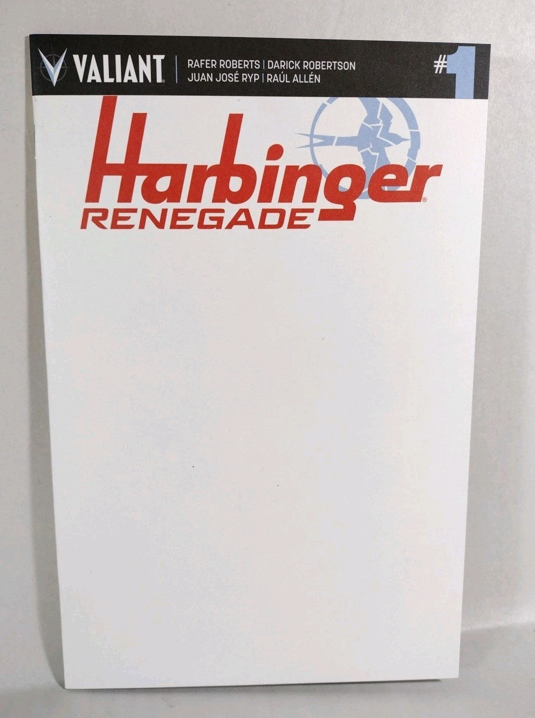 Harbinger Renegade #1 (2016) Valiant Blank Sketch Variant Cover New NM