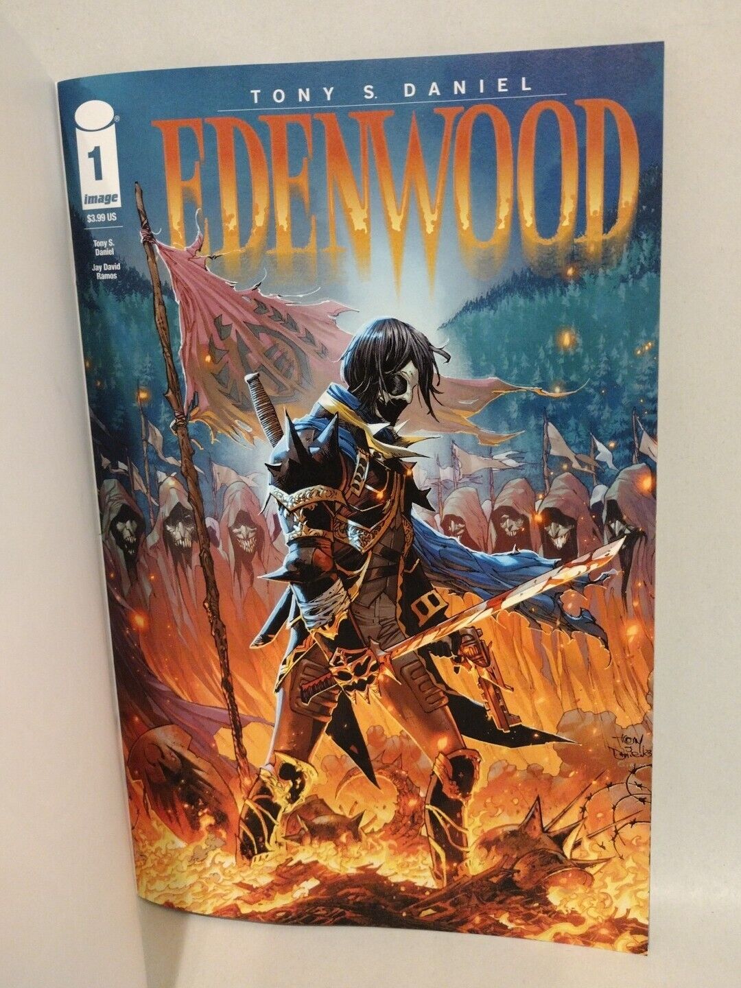 Tony Daniel's EDENWOOD #1 (2023) Image Comic Sketch Variant Cover W Original Art