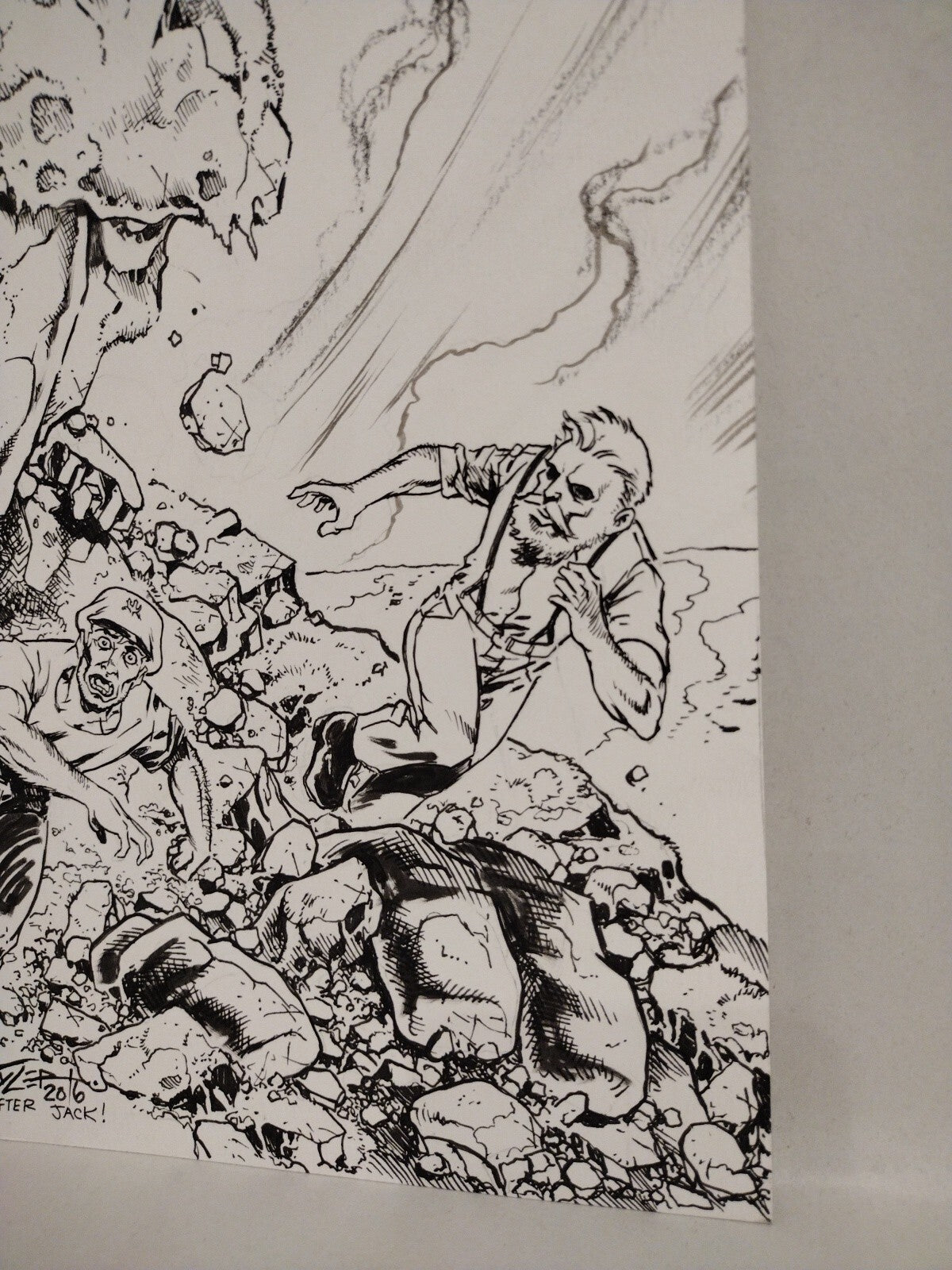 House Of Mystery 85 Tim Tyler Original Cover Recreation Art 11 X 17 Kirby Homage