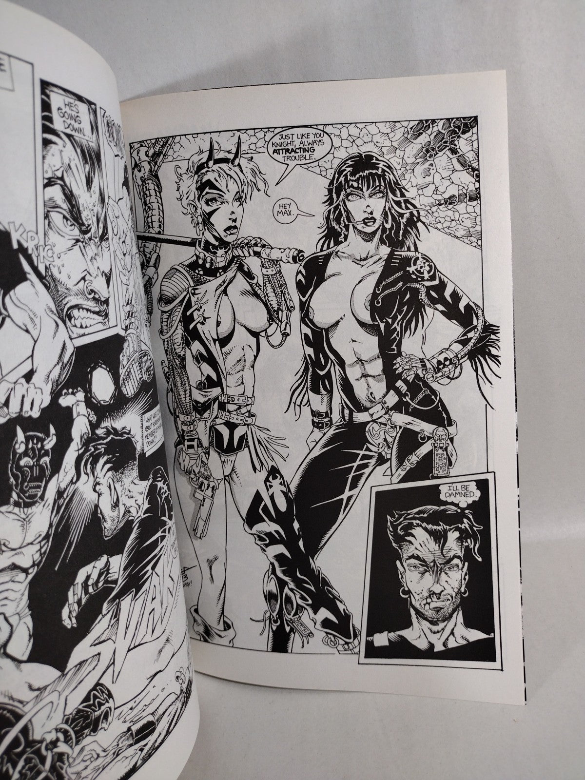 Razor #4 (1992) Fathom Press Tim Vigil Cover Art Everette Hartsoe VF