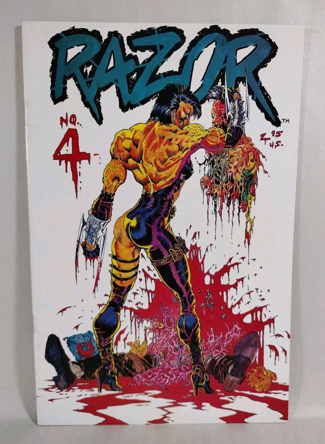 Razor #4 (1992) Fathom Press Tim Vigil Cover Art Everette Hartsoe VF