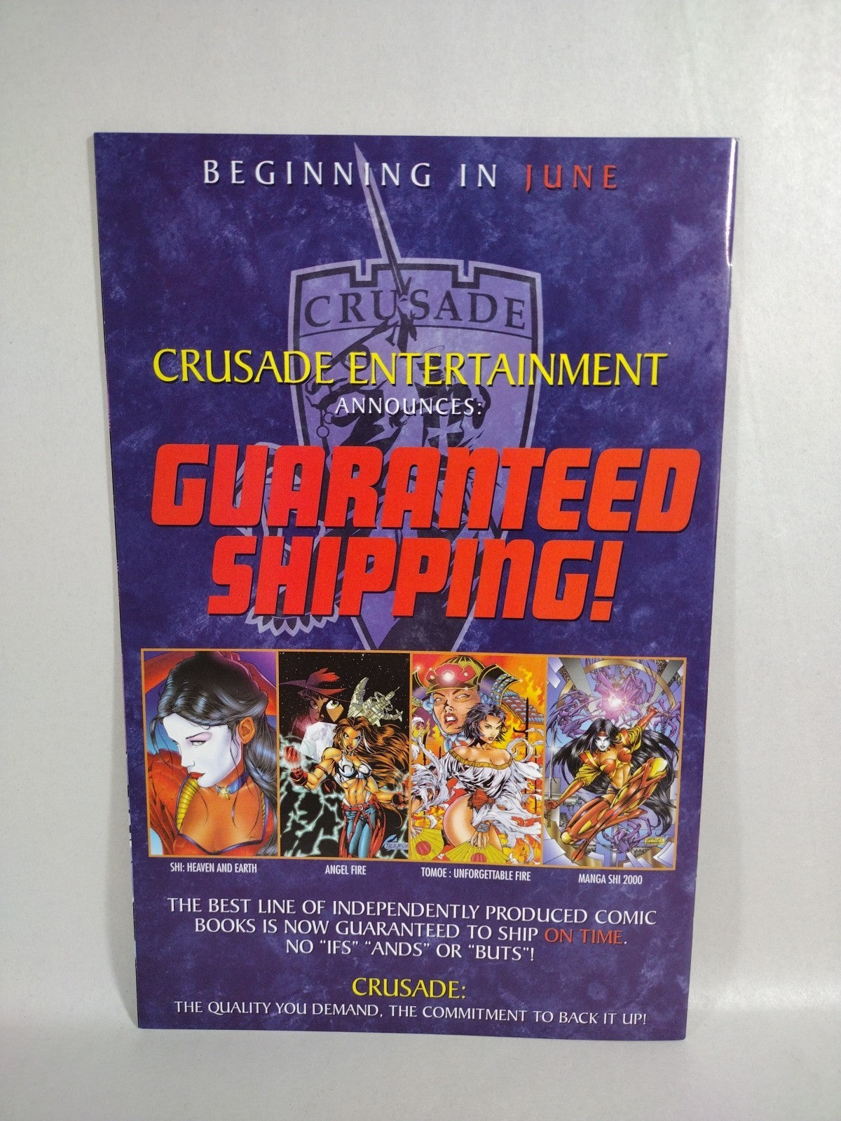 Tomoe (1995) Crusade Comic Lot Set #1 2 3 0 1st Appearance Shi 4 + One-Shots 
