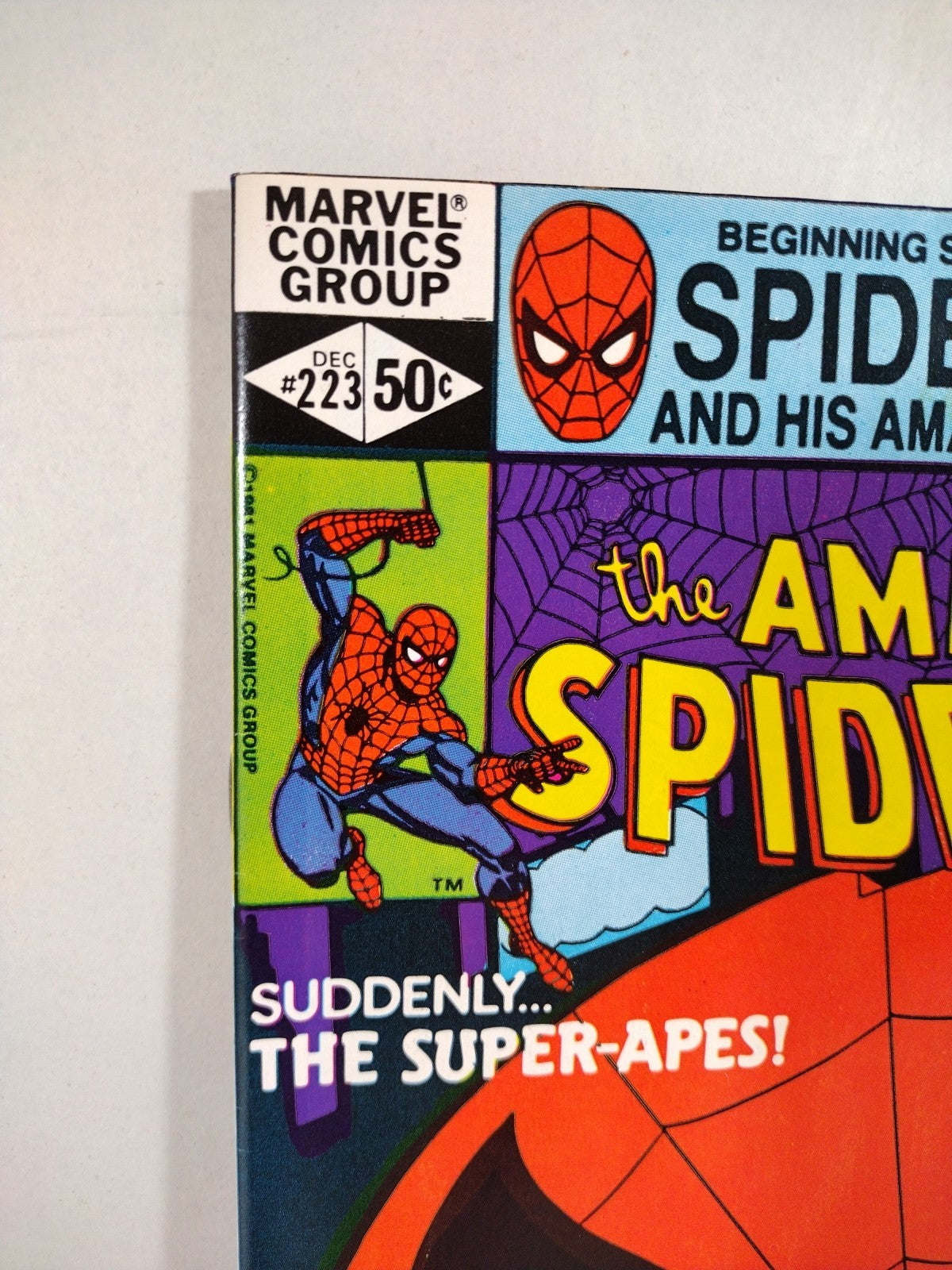 Amazing Spider-Man 223 (1981) Marvel Comic Red Ghost Super-Apes Appearance VF-NM