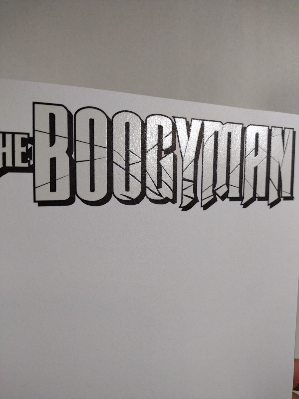 Boogyman #1 (2022) Ablaze Comic Blank Sketch Variant Glow In The Dark Cover NM