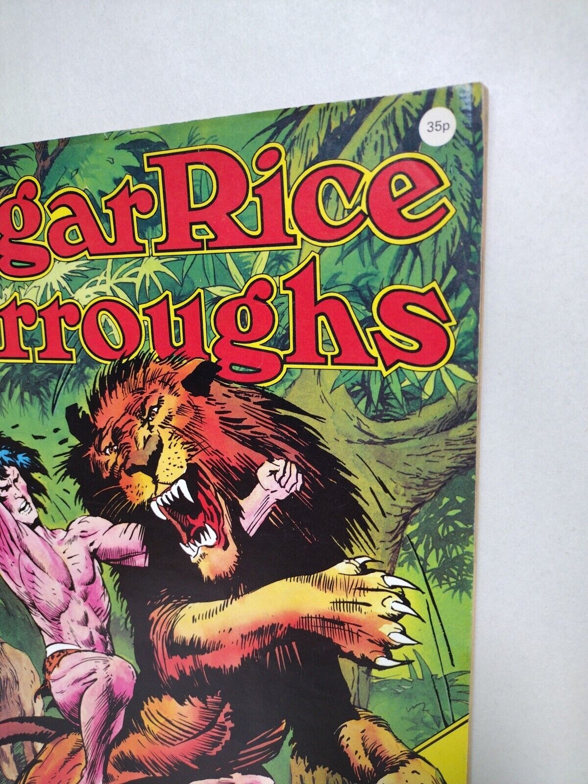 Edgar Rice Burroughs 1975 Oversized Magazine Comic UK Tarzan Biography Book 