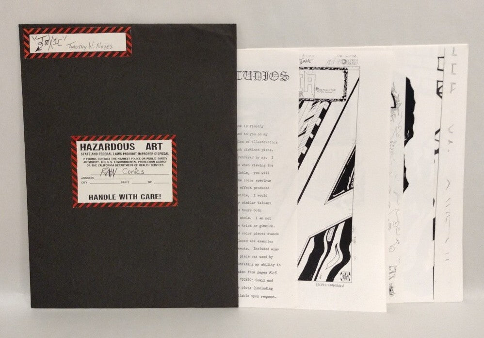 Timothy Noyes (1995) Toxic Studios Fobia Comic 22 pc Submission Portfolio Set