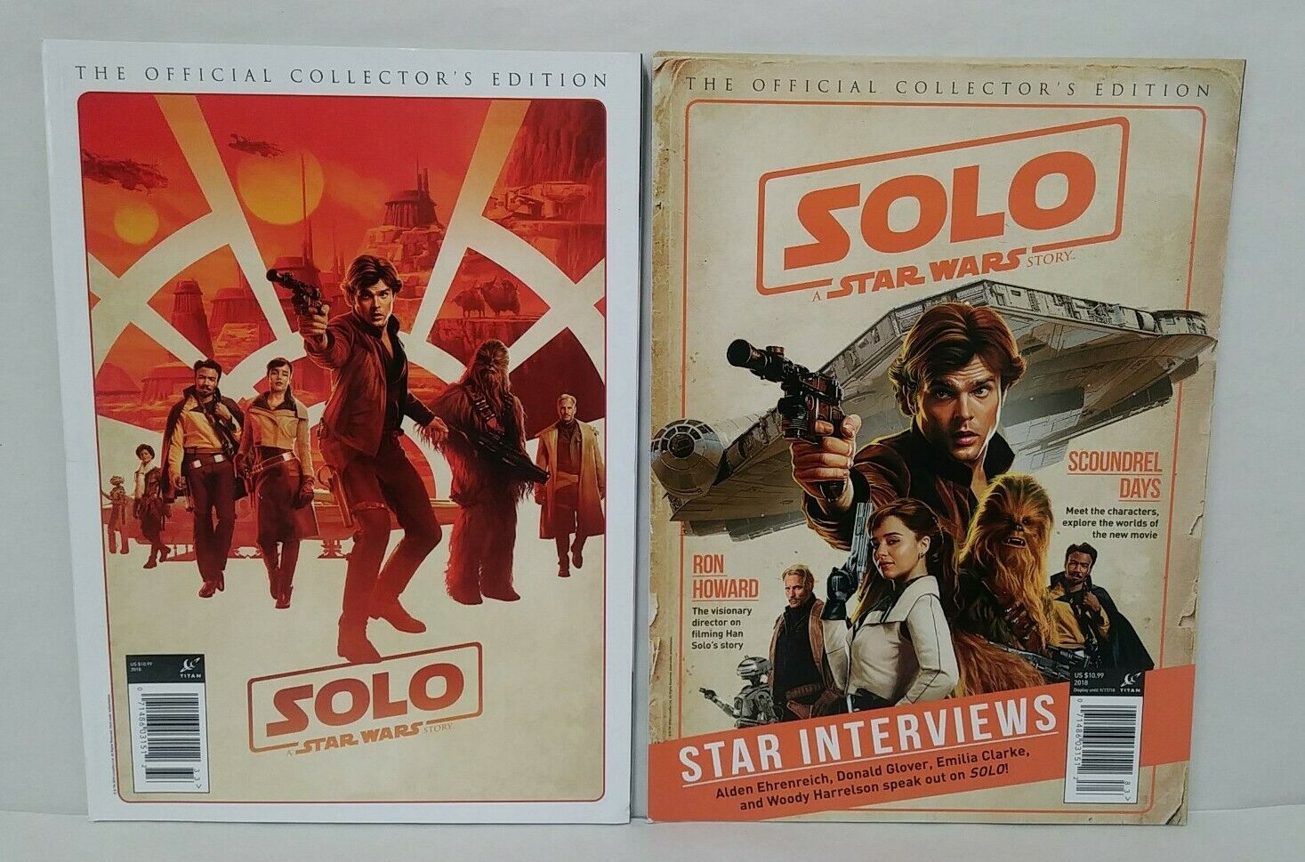 Solo A Star Wars Story (2018) Official Collector's ED Titan Magazines + Variant