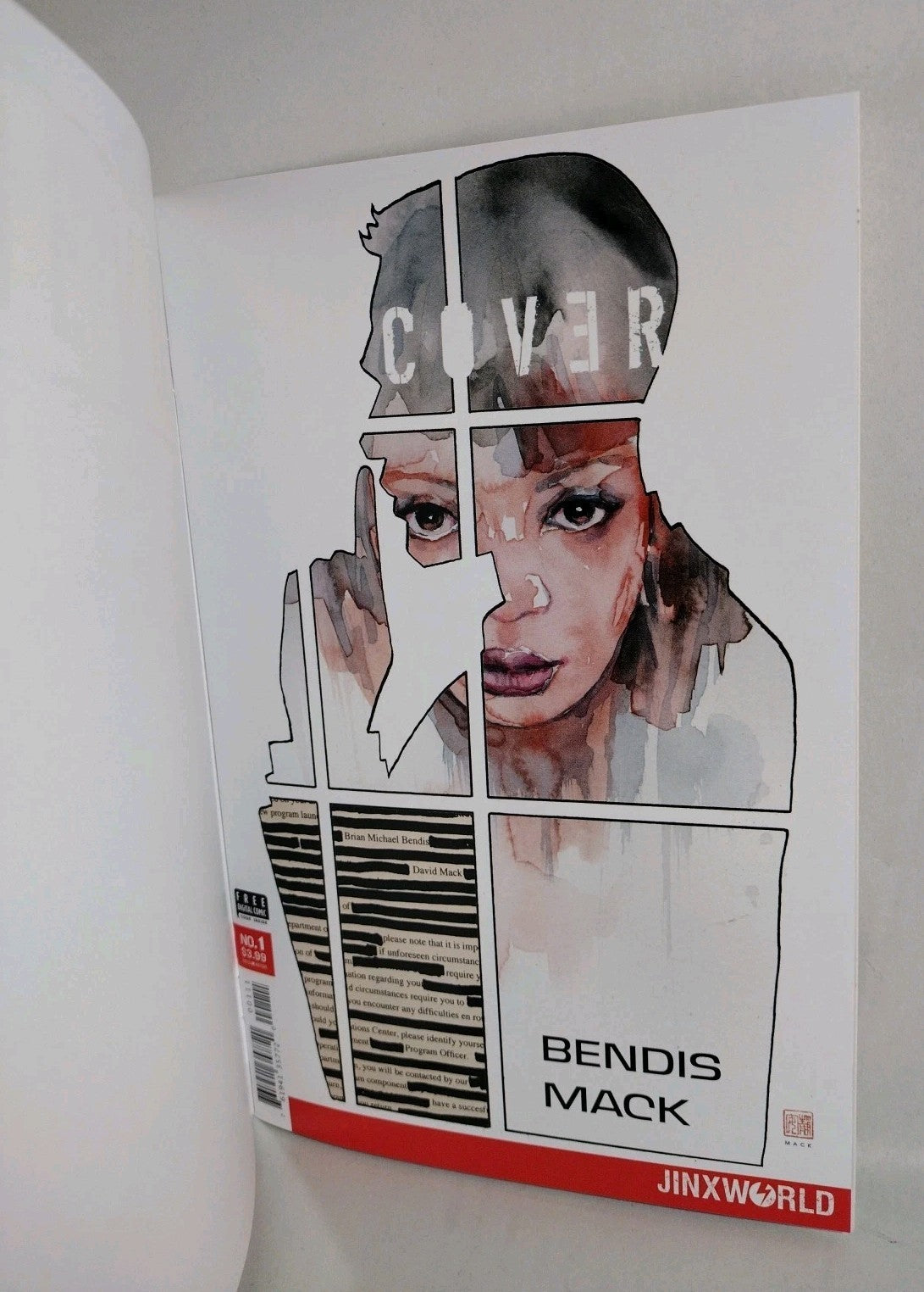 Cover #1 (2018) DC Comic Blank Sketch Cover Variant Jinx World Bendis New NM