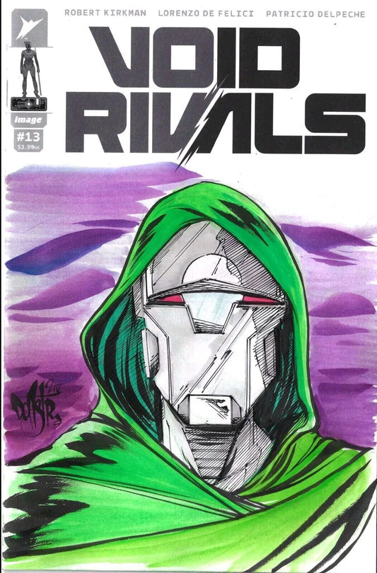 Void Rivals #13 (2024) Sketch Cover W Original DCastr