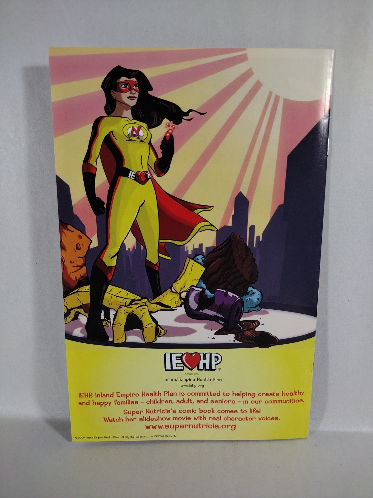 Super Nutricia (2009) IEHP PSA Comic Against Childhood Obesity Junk Food Junkies