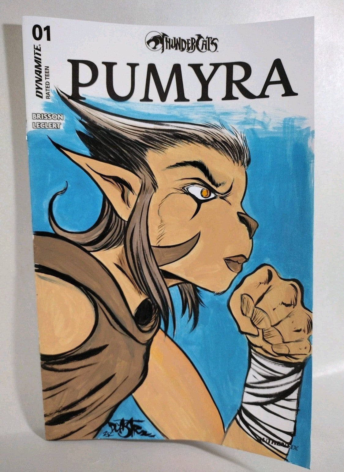 Thundercats Pumyra 1 (2025) Dynamite Sketch Cover Comic W Original DCastr Art
