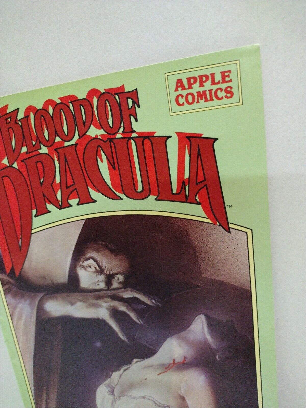 Blood of Dracula (1989) #9 Frank Cirocco Cover Art Adam Hughes Apple Comics