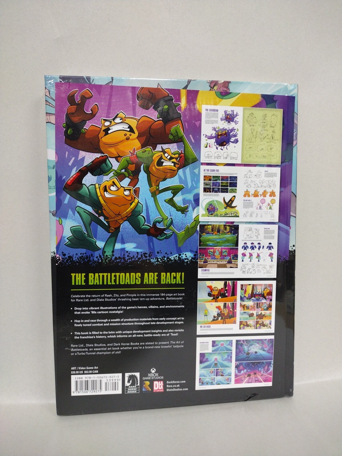 Art Of Battle Toads Dark Horse Hardcover Video Game Design HC New Sealed