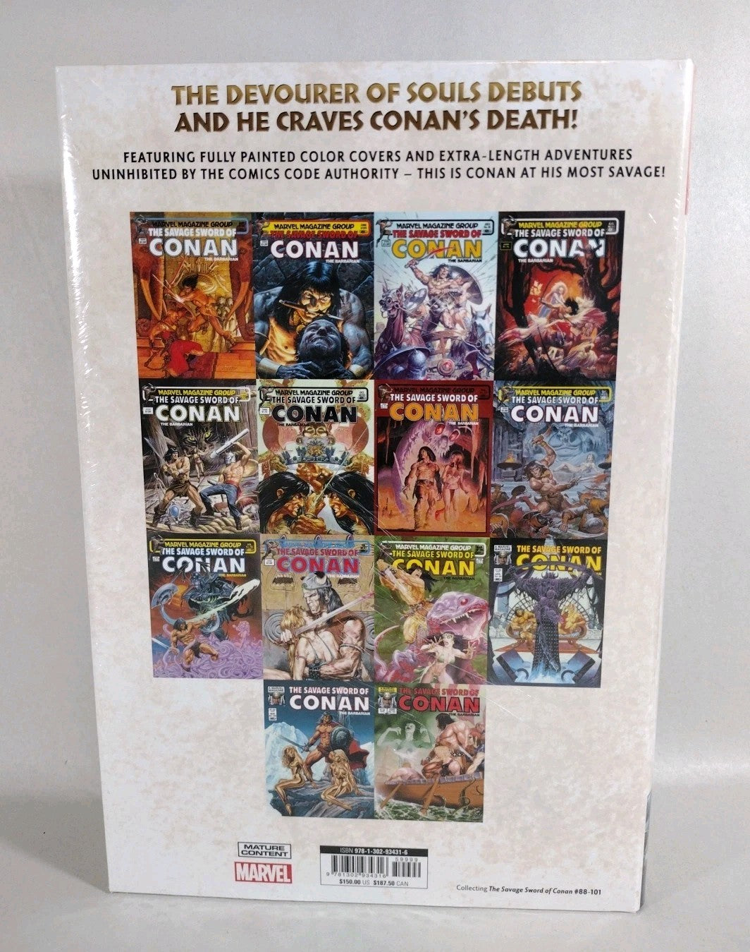 Savage Sword of Conan Original Marvel Years Omnibus Vol 7 DM Variant New Sealed