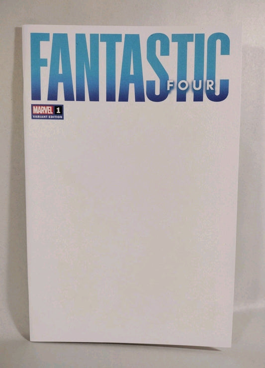 Fantastic Four 1 (2023) Marvel Blank Sketch Cover Variant Comic NM