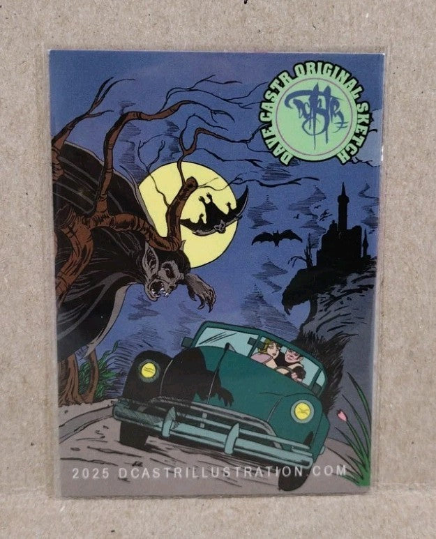 Dave Castr Crusin (2025) OAC Sketch Card W Original Marvel Conan Art 