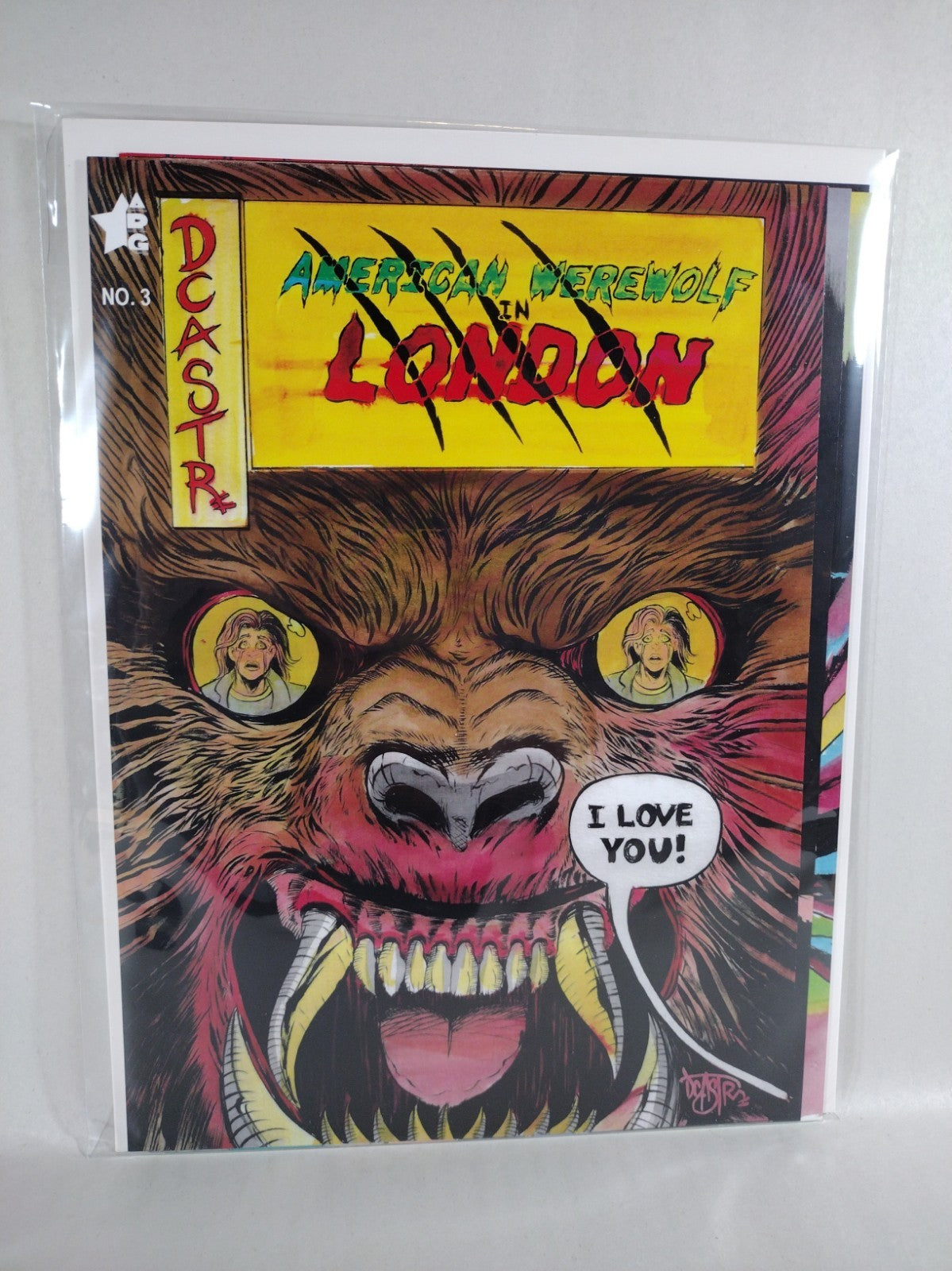 My Werewolf Portfolio Dave Castr Signed #d Art Print Set American Retro Graphics