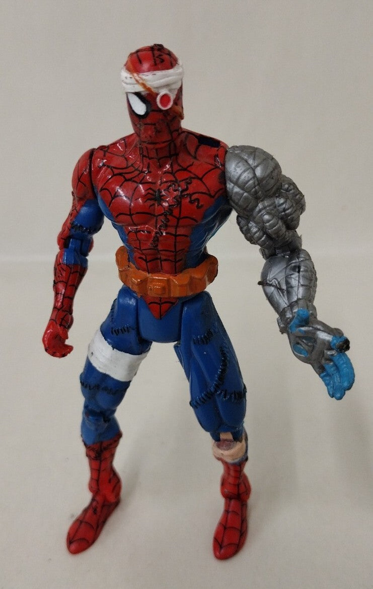 Spider-Man Animated Series 1996 Cyborg ToyBiz Action Figure Loose W Accessories 