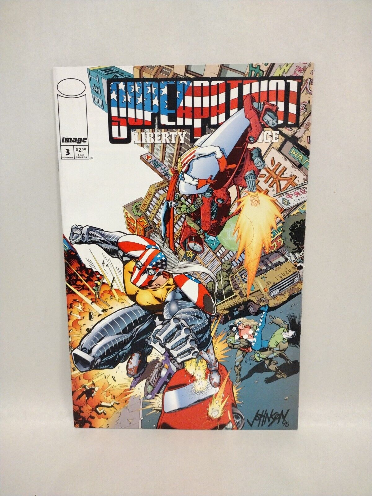 Super Patriot Liberty & Justice (1995) Complete Image Comic Mini-series #1 2 3 4