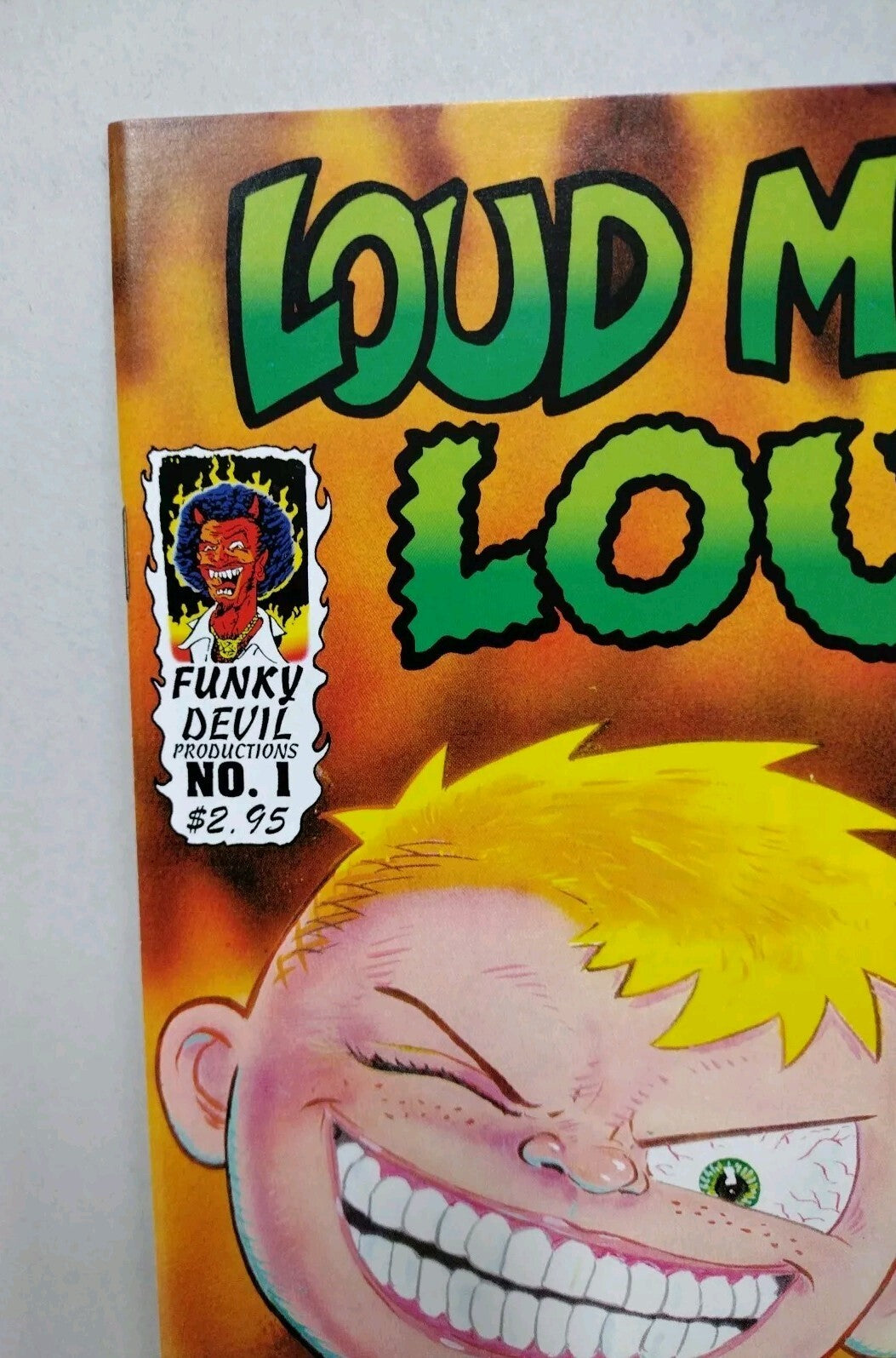 Loud Mouth Louie 1 (1997) Funky Devil Signed Underground Comic Hammonds Smith NM