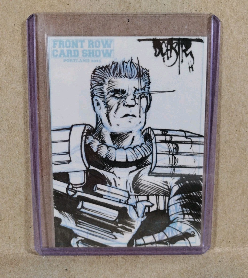 DCastr (2025) Front Row Show Exclusive Sketch Card W Original Cable Art