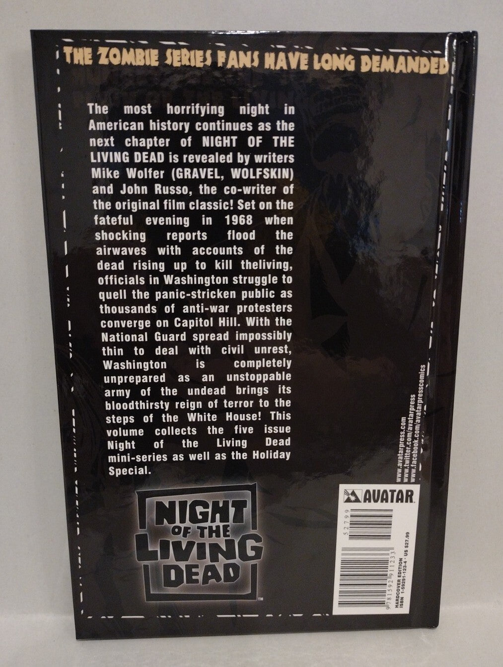 Night Of The Living Dead (2010) Avatar Press HC Lot Set Vol 1 Signed Ed 2 3 New
