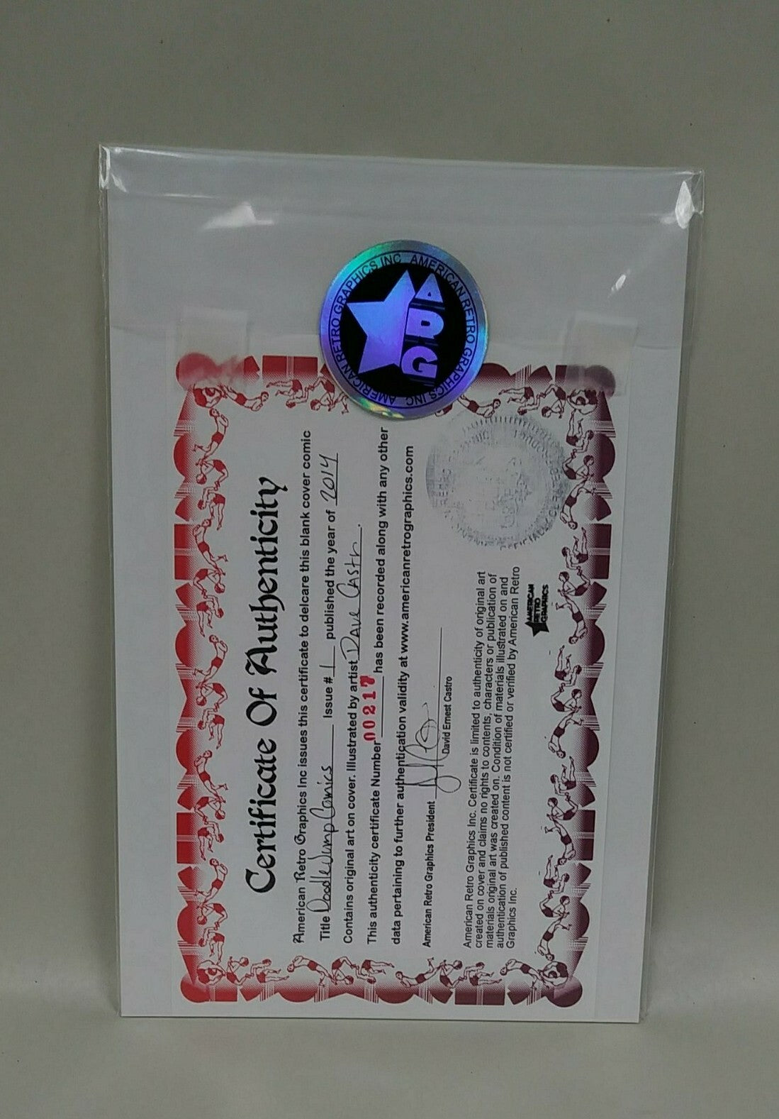 Doodle Jump Comics 1 Keenspot 2014 Sketch Cover Comic W Original Dave Castr Art