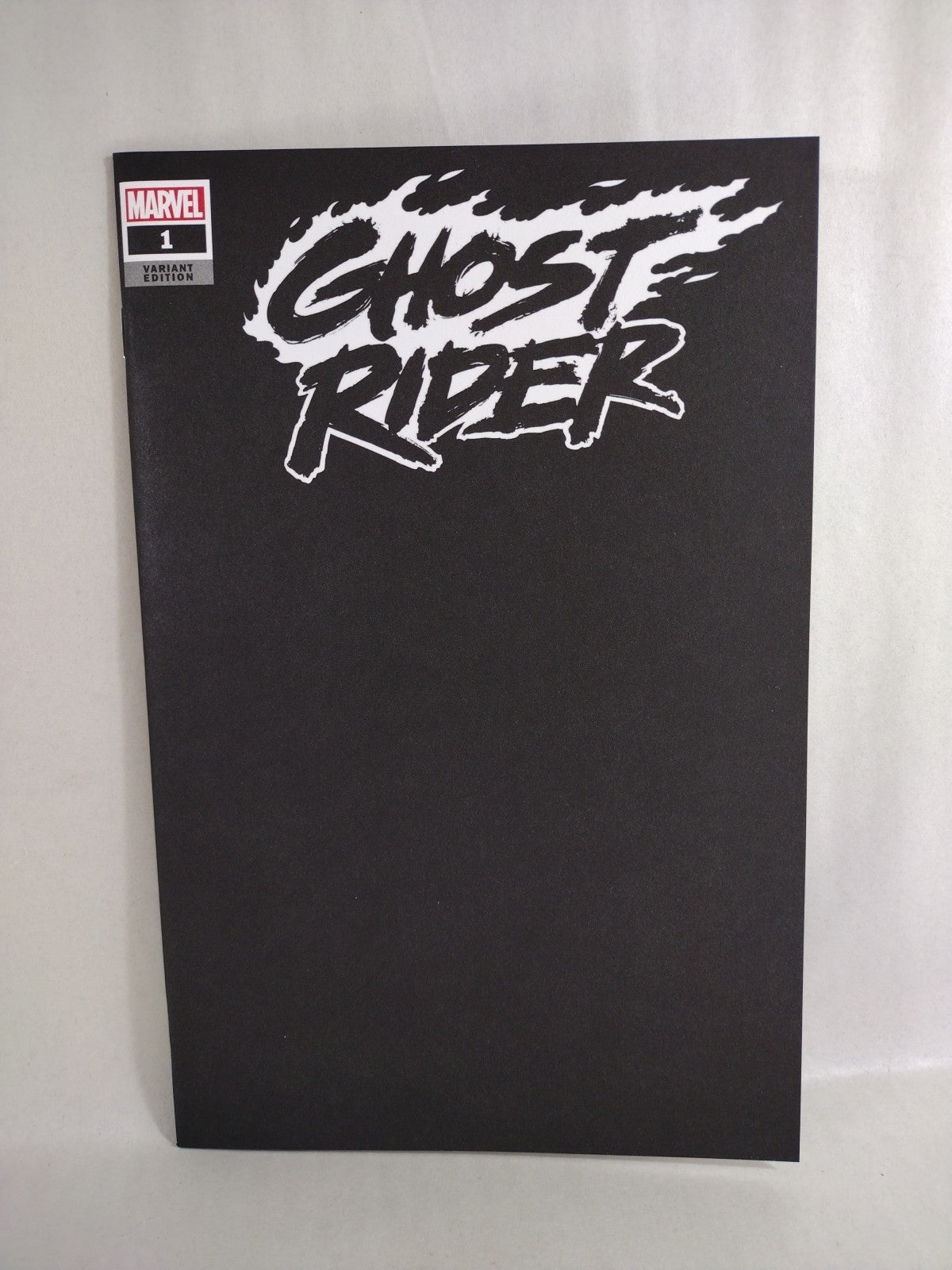Ghost Rider #1 (2019) Marvel Black Blank Sketch Cover Variant Comic NM