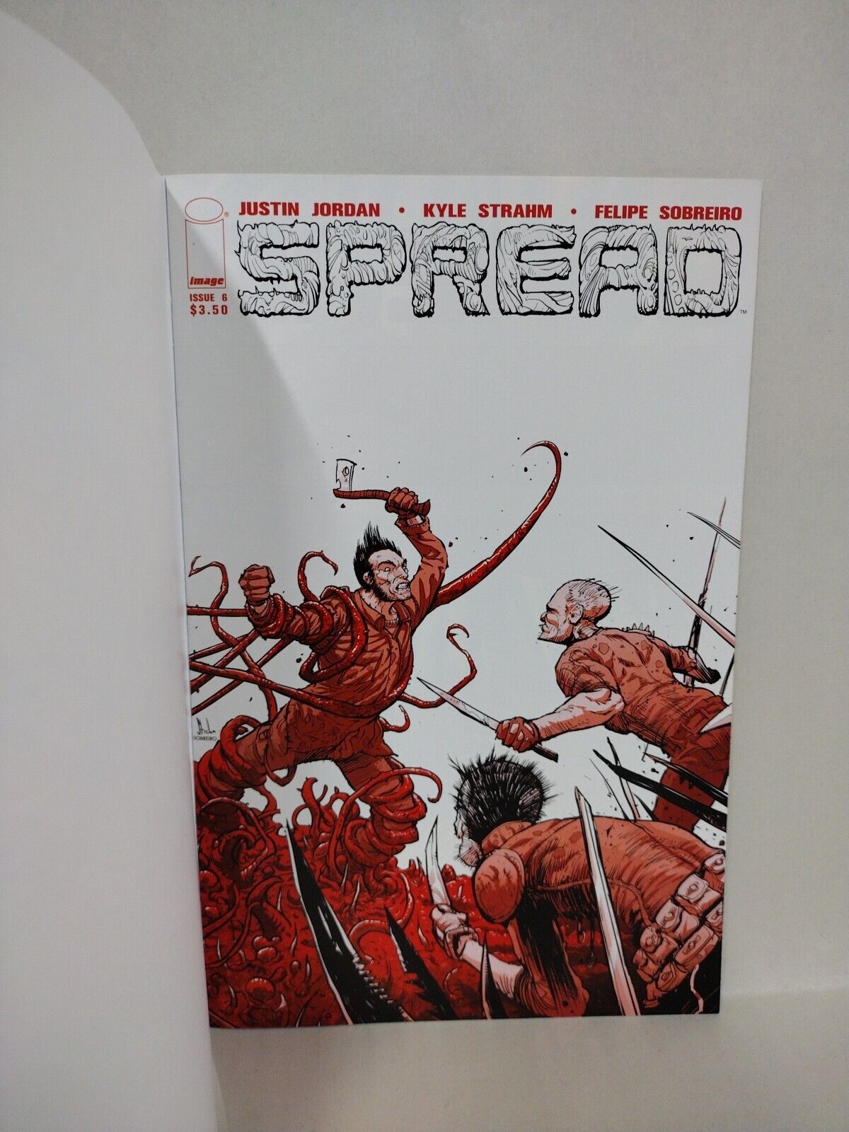 Spread #6 (2015) Image Comics Sketch Var Cover W Original Dave Castr Art