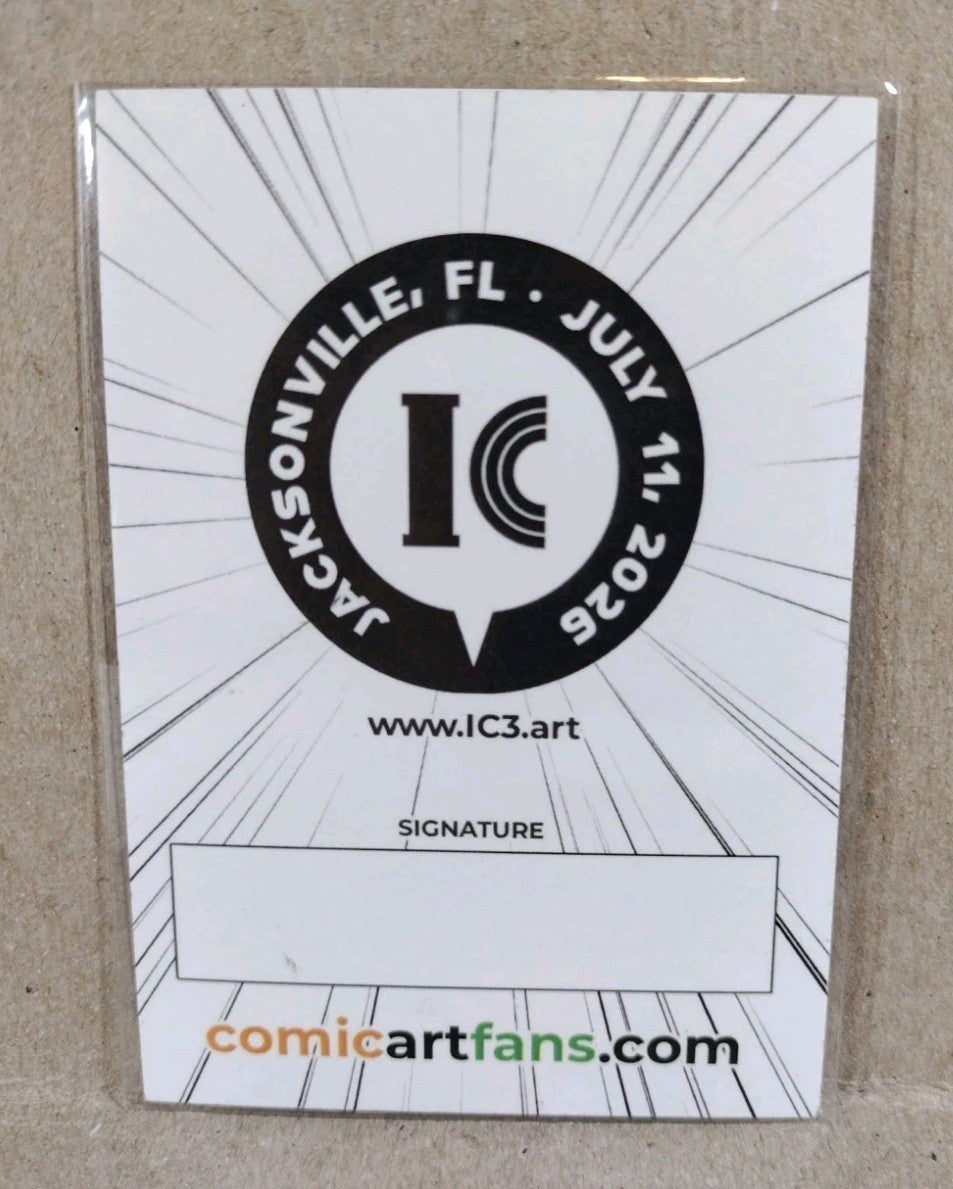CAF IC3 (2026) JAX Convention Sketch Card W Original Dave Castr Dead Man Art
