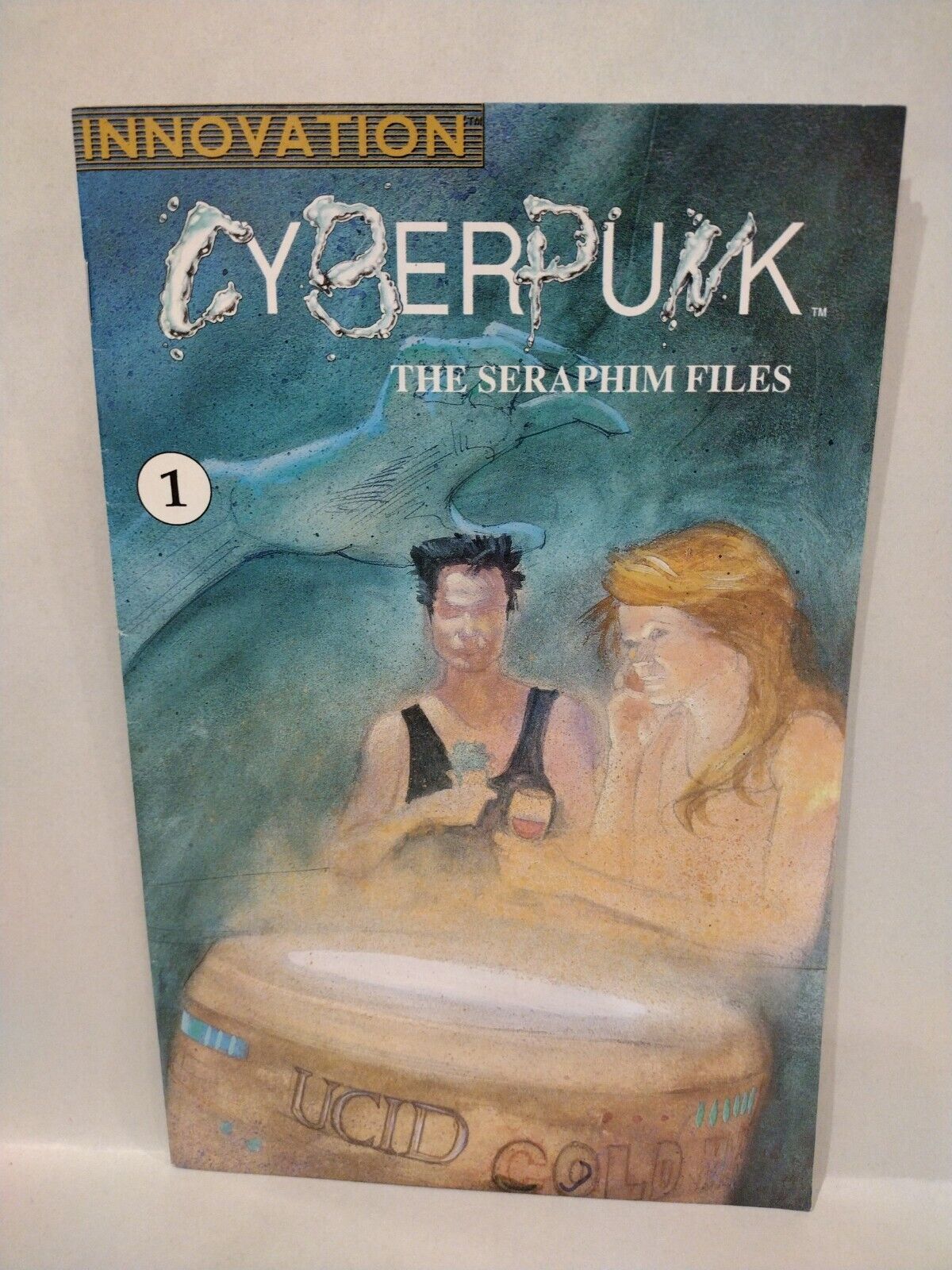 Cyberpunk The Seraphim Files (1990) Innovation Complete Comic Mini-series #1 2