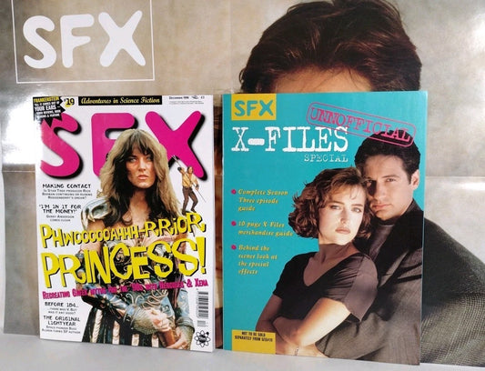 SFX #19 (1996) Movie TV Magazine W Supplement And Insert X-Files Poster Spawn