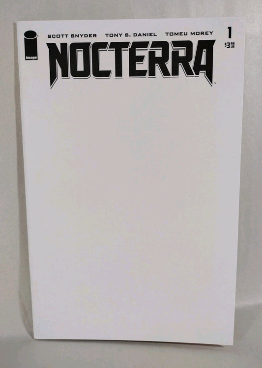 Nocterra #1 (2021) Image Comic Blank Sketch Cover Variant Snyder Daniel VF-NM