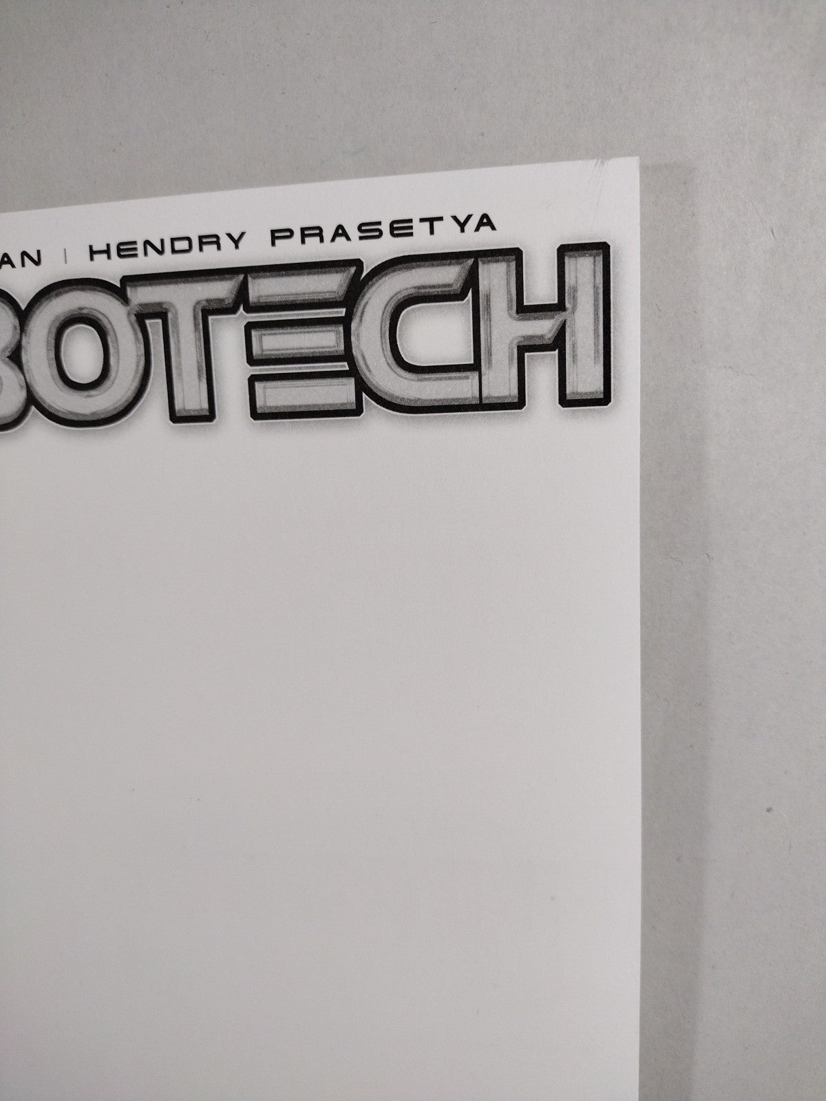 Robotech #13 (2018) Titan Comic Blank Sketch Variant Cover VF-NM