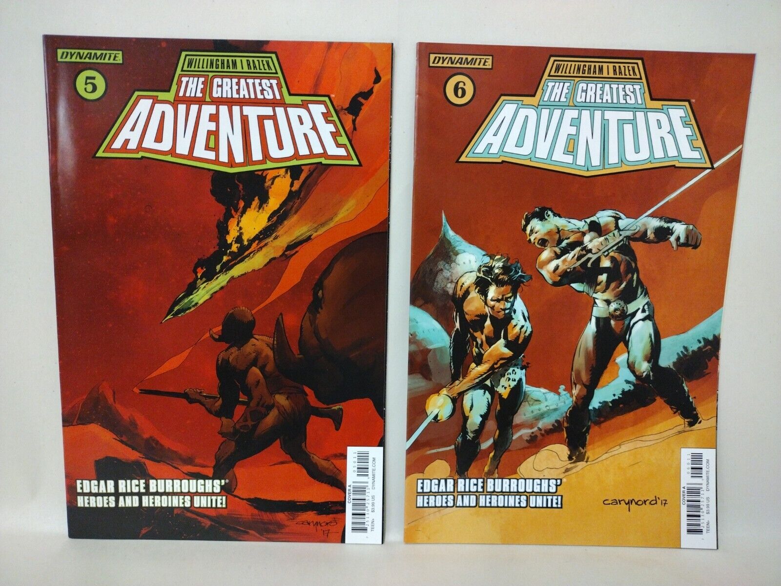 The Greatest Adventure (2017) Dynamite Ent Complete Comic Set #1-9 ERB Heroes