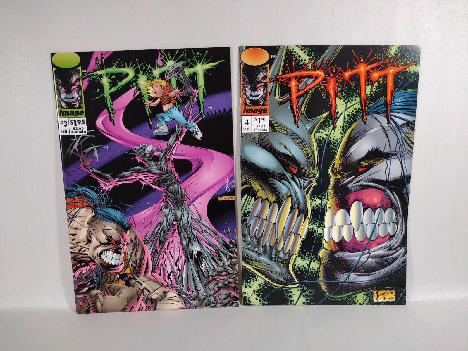 Pitt (1993) Image Comic Lot Set 1 2 3 4 5 6 7 8 9 10 Dale Keown Full Bleed VF-NM