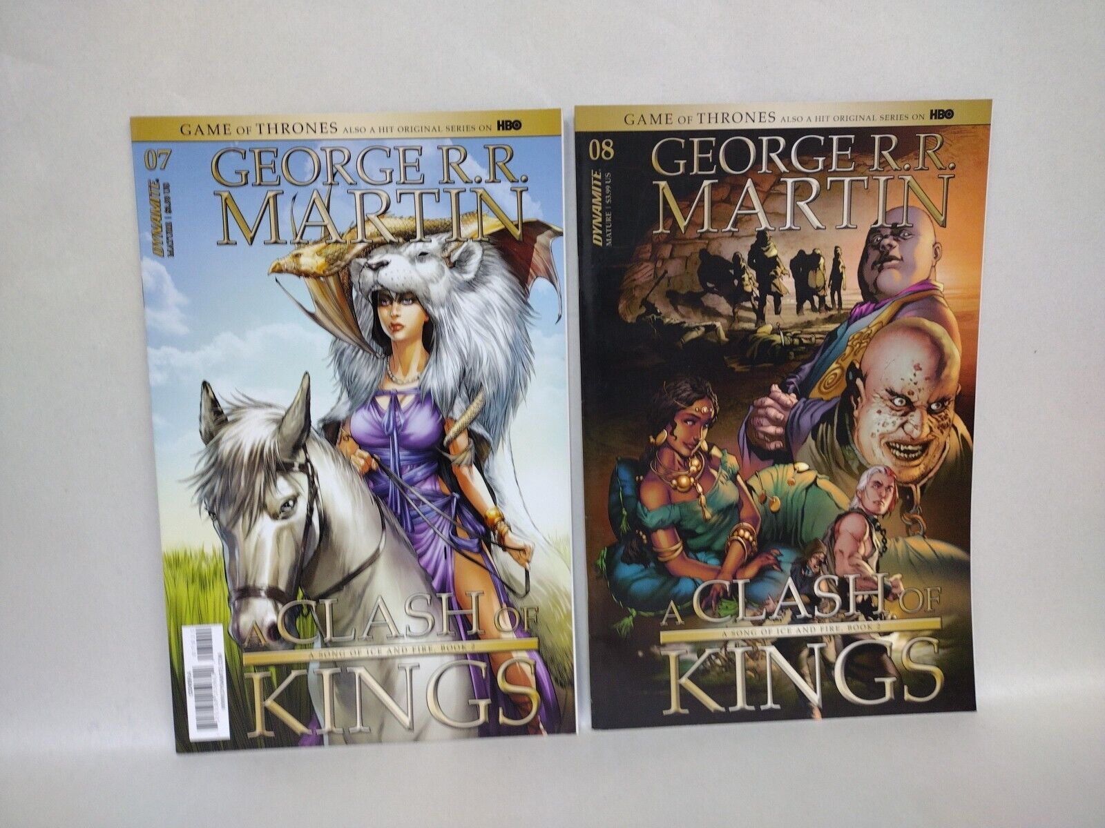 GOT Clash Of Kings George RR Martin (2017) Complete Dynamite Comic Set #1-12