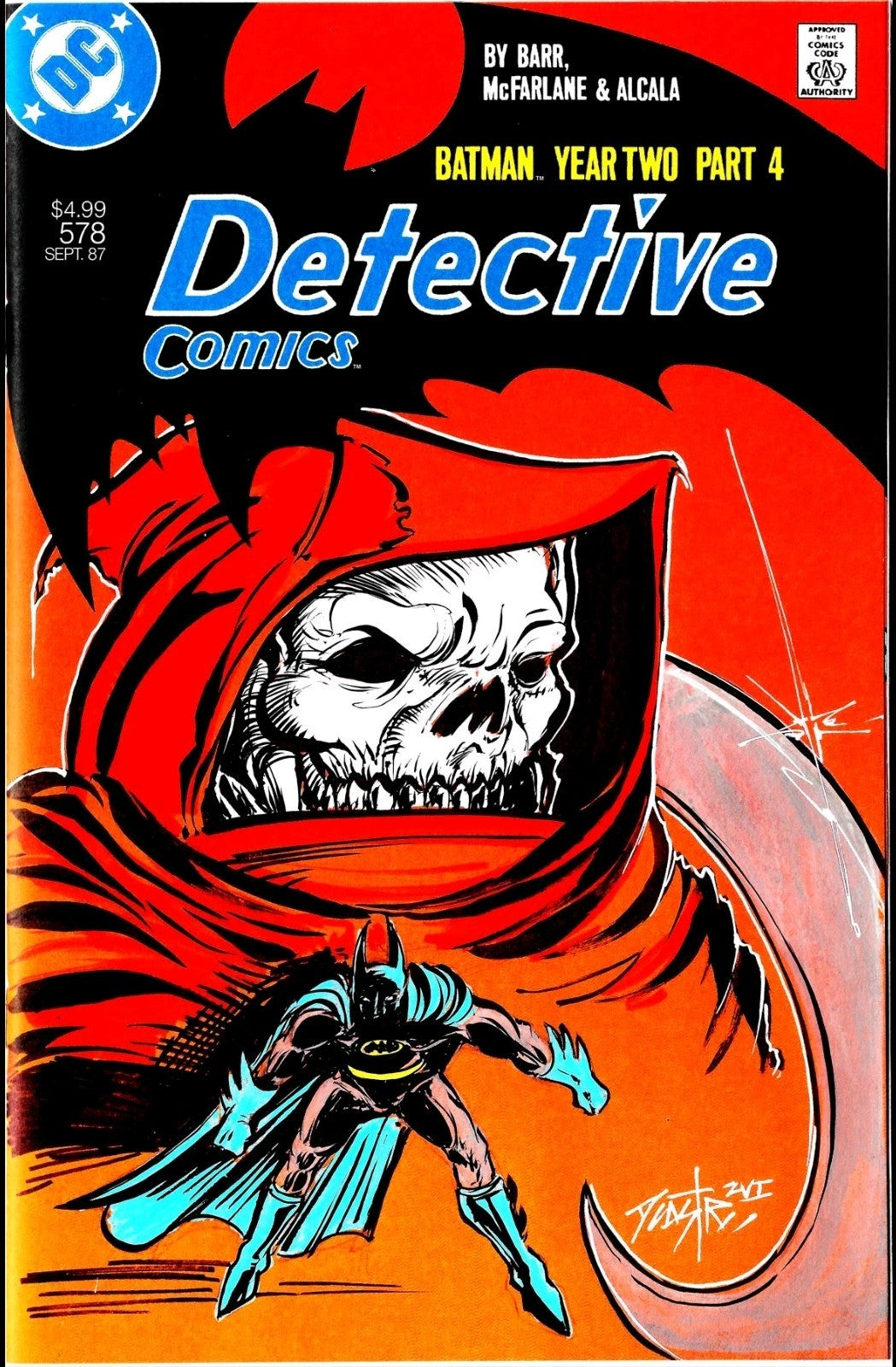 Detective Comics #578 (2026) DC Sketch Cover Variant W Original Dave Castr Art