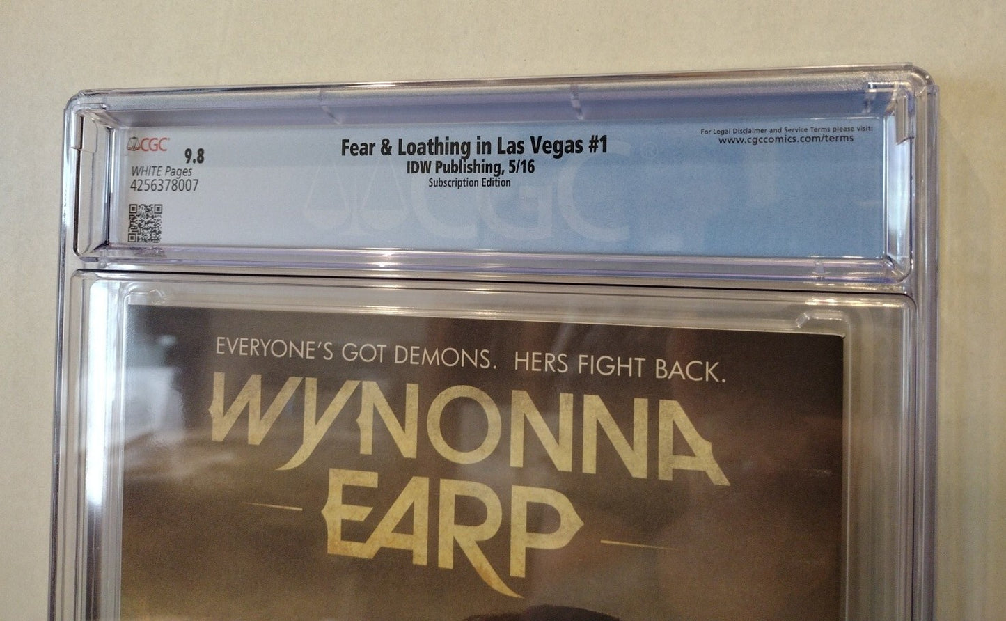 FEAR AND LOATHING IN LAS VEGAS #1 (2016) IDW Jim Mahfood Variant Comic CGC 9.8