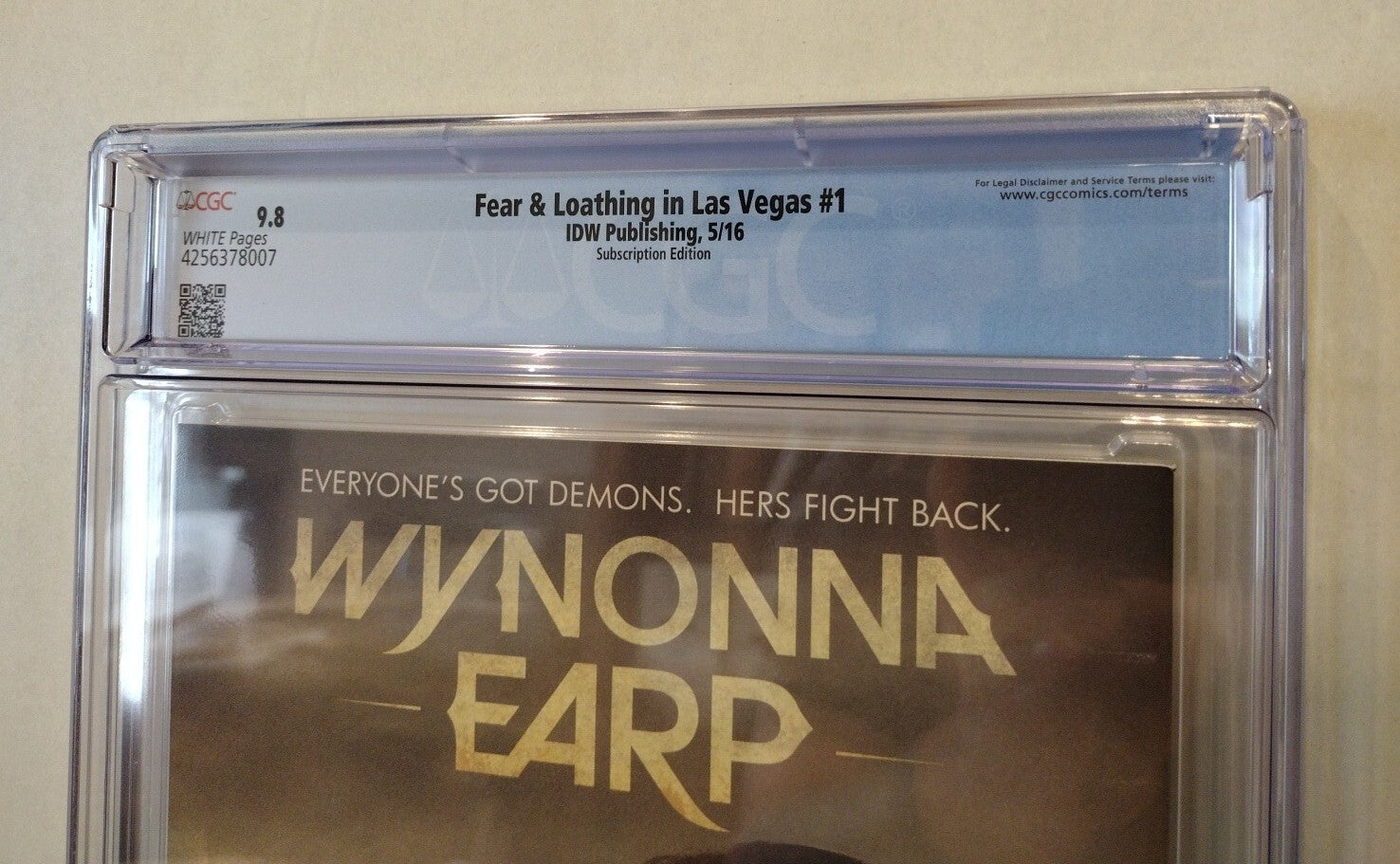 FEAR AND LOATHING IN LAS VEGAS #1 (2016) IDW Jim Mahfood Variant Comic CGC 9.8