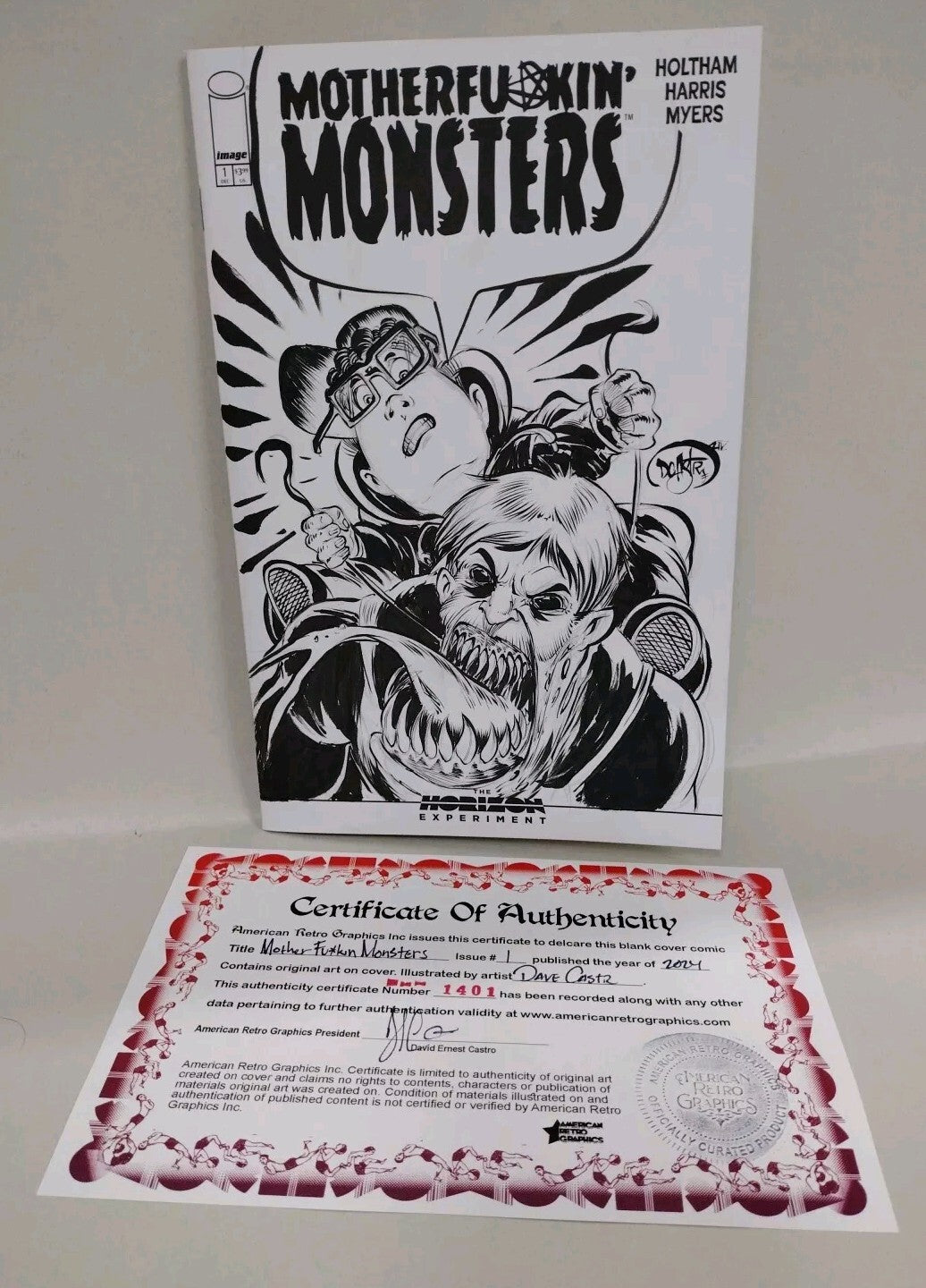 Mother Fu*kin Monsters #1 Image Comic Sketch Variant W Original DCastr Art