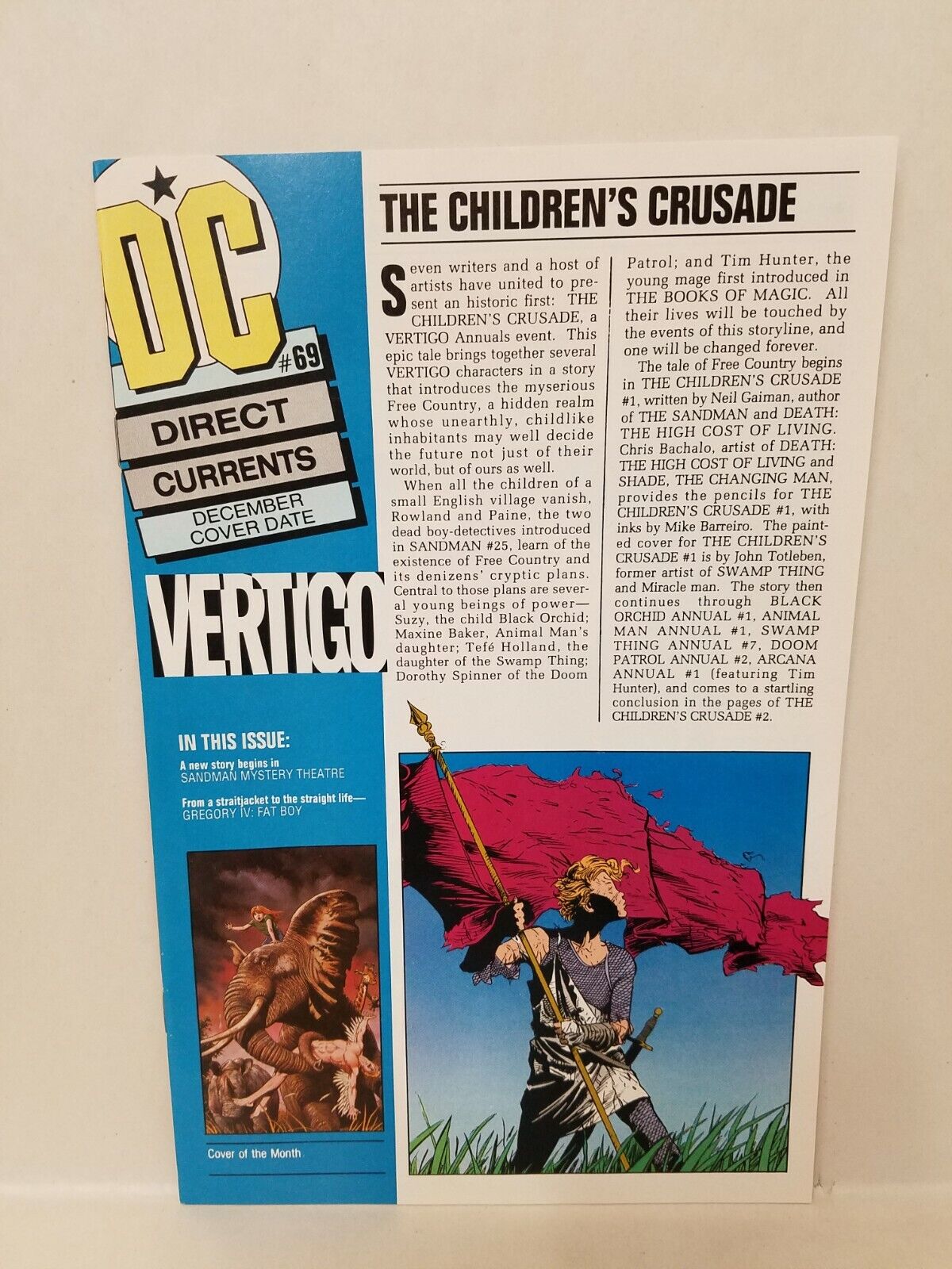 DC Currents (1994) Comic Previews #69 70 71 72 Swap Thing Lobo Sandman Milestone